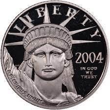 2004 Coins $10 American Platinum Eagle Prices
