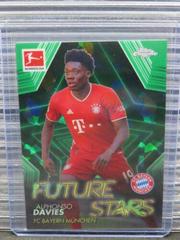 Alphonso Davies [Green] Soccer Cards 2020 Topps Chrome Bundesliga Sapphire Prices