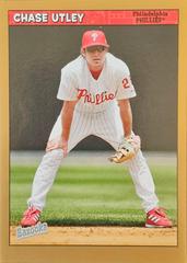 Chase Utley [Gold Chunks] #186 Baseball Cards 2006 Bazooka Prices