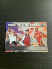Tracy McGrady Yao Ming Luther Head #PP8 Basketball Cards 2006 Topps Pride of the Program Prices