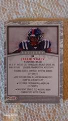 Back  | Jerrion Ealy [Silver] Football Cards 2022 Sage Artistry