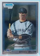 Russell Wilson #BDPP47 Baseball Cards 2010 Bowman Chrome Draft Picks & Prospects Prices