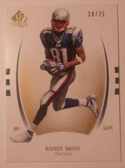 Randy Moss [Gold] #71 Football Cards 2007 SP Authentic Prices