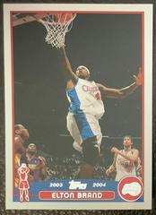 Elton Brand #42 Basketball Cards 2003 Topps Prices
