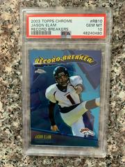Jason Elam Football Cards 2003 Topps Chrome Record Breakers Prices