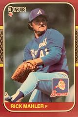Rick Mahler #41 Baseball Cards 1987 Donruss Opening Day Prices