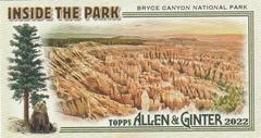 Bryce Canyon National Park Baseball Cards 2022 Topps Allen & Ginter Mini Inside the Park Prices