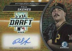 Paul Skenes [Gold Mini Diamond] #BDNA-PS Baseball Cards 2023 Bowman Draft Night Autographs Prices