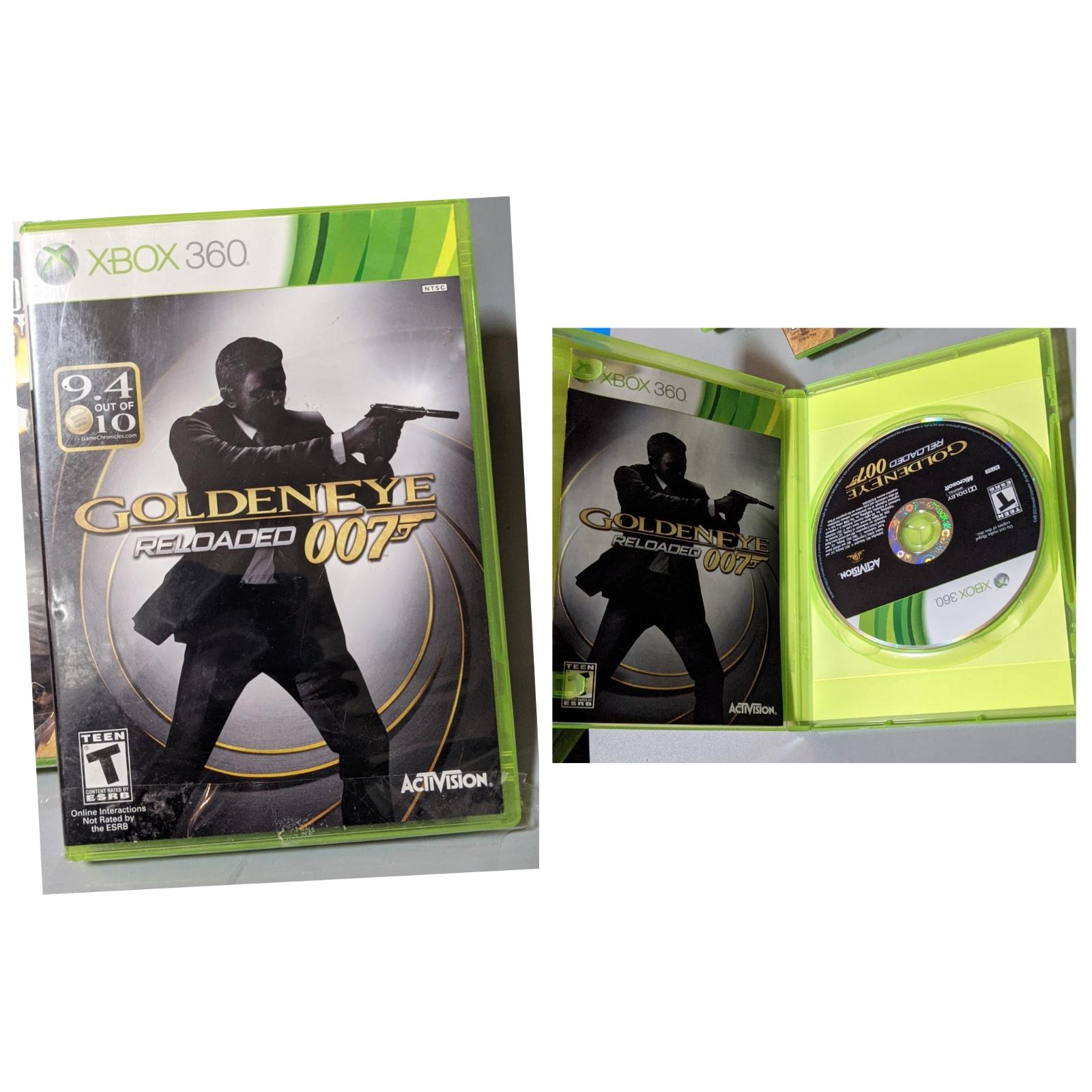 GoldenEye 007 Reloaded Item, Box, and Manual Xbox 360