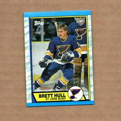 Brett Hull #186 Hockey Cards 1989 Topps Prices