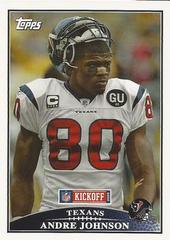 Andre Johnson #13 Football Cards 2009 Topps Kickoff Prices