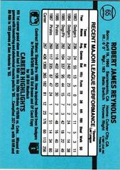 Back Of Card | R.J. Reynolds Baseball Cards 1988 Donruss