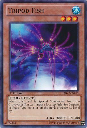 Tripod Fish [1st Edition] ABYR-EN006 YuGiOh Abyss Rising