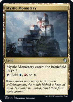 Mystic Monastery #221 Magic Dominaria United Commander