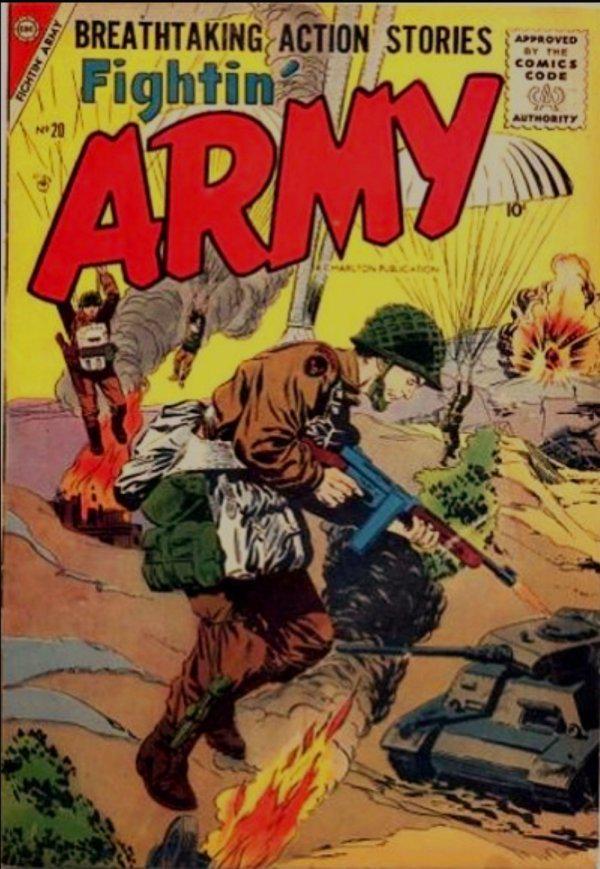 Fightin' Army #20 (1957) Comic Books Fightin' Army