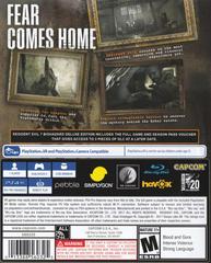 Back  Cover | Biohazard 7 [Grotesque Version] JP Playstation 4