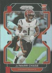 Ja'Marr Chase [Silver] Football Cards 2021 Panini Chronicles Prizm Black Prices