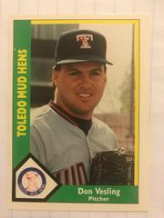 Don Vesling Baseball Cards 1990 CMC Toledo Mud Hens Prices