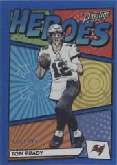 Tom Brady [Blue] #H-15 Football Cards 2022 Panini Prestige Heroes Prices