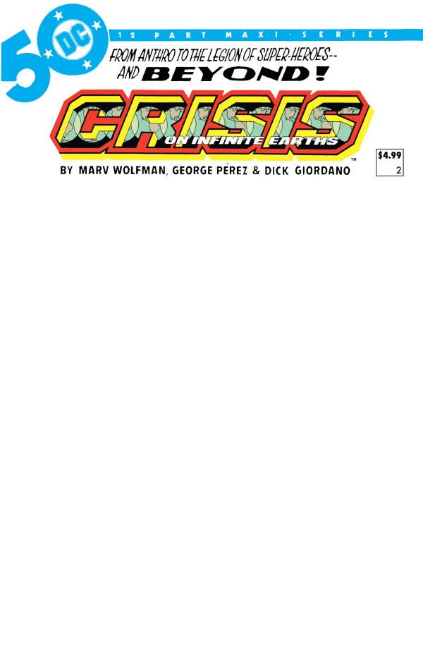 Crisis on Infinite Earths [Facsimile Blank] #2 (2024) Comic Books Crisis on Infinite Earths