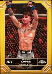 Diego Lopes RC [Gold Refractor] #26 Ufc Cards 2024 Topps Chrome UFC Prices