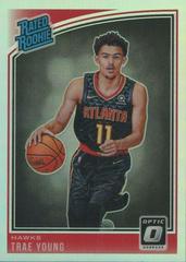 Trae Young [Holo] #198 Basketball Cards 2018 Panini Donruss Optic Prices