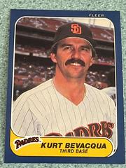 Kurt Bevacqua Baseball Cards 1986 Fleer Prices