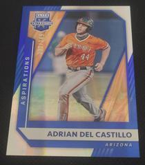Adrian Del Castillo [Aspirations Blue] #67 Baseball Cards 2021 Panini Elite Extra Edition Prices