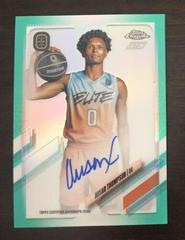 Ausar Thompson [Aqua Refractor] Basketball Cards 2021 Topps Chrome OTE Overtime Elite Autographs Prices