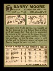 Back | Barry Moore Baseball Cards 1967 Topps