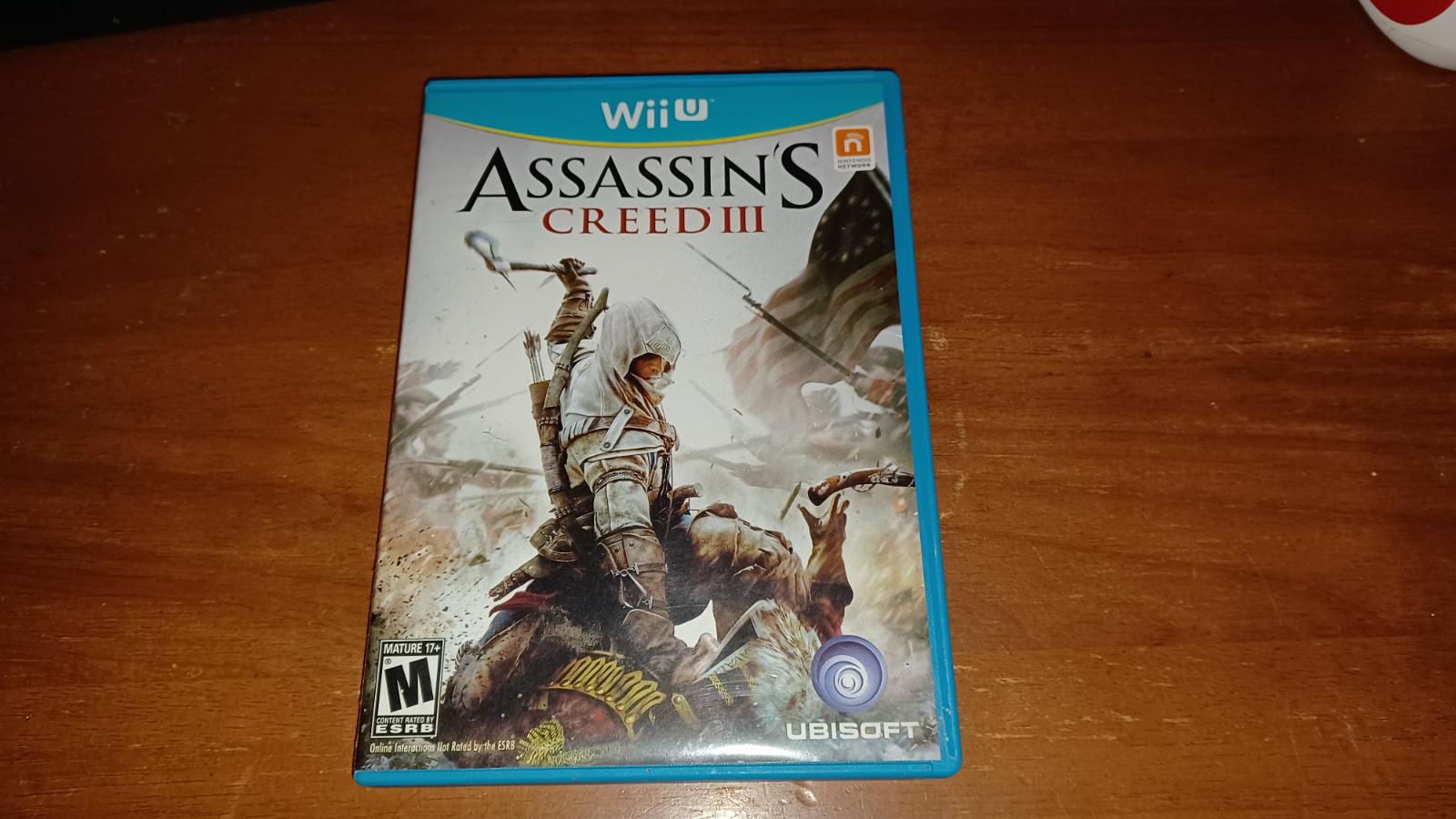 Assassin's Creed III Item, Box, and Manual Wii U