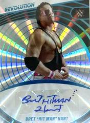 Bret 'Hit Man' Hart [Sunburst] #AG-HMH Wrestling Cards 2023 Panini Revolution WWE Autograph Prices