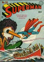 Superman #20 (1943) Comic Books Superman Prices