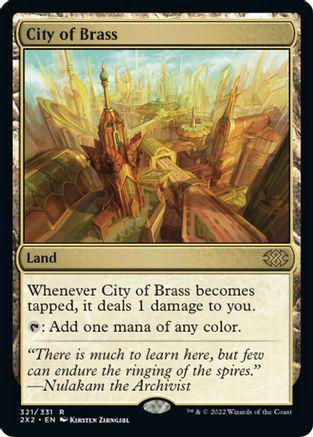 City of Brass #321 Magic Double Masters 2022