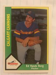 Ed Vande Berg #8 Baseball Cards 1990 CMC Calgary Cannons Prices