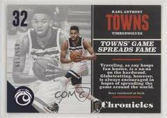 Karl Anthony Towns [Blue] Basketball Cards 2017 Panini Chronicles Prices