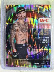 Max Holloway [Flash] #4 Ufc Cards 2022 Panini Select UFC Numbers Prices