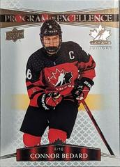 Connor Bedard #146 Hockey Cards 2022 Upper Deck Team Canada Juniors Prices