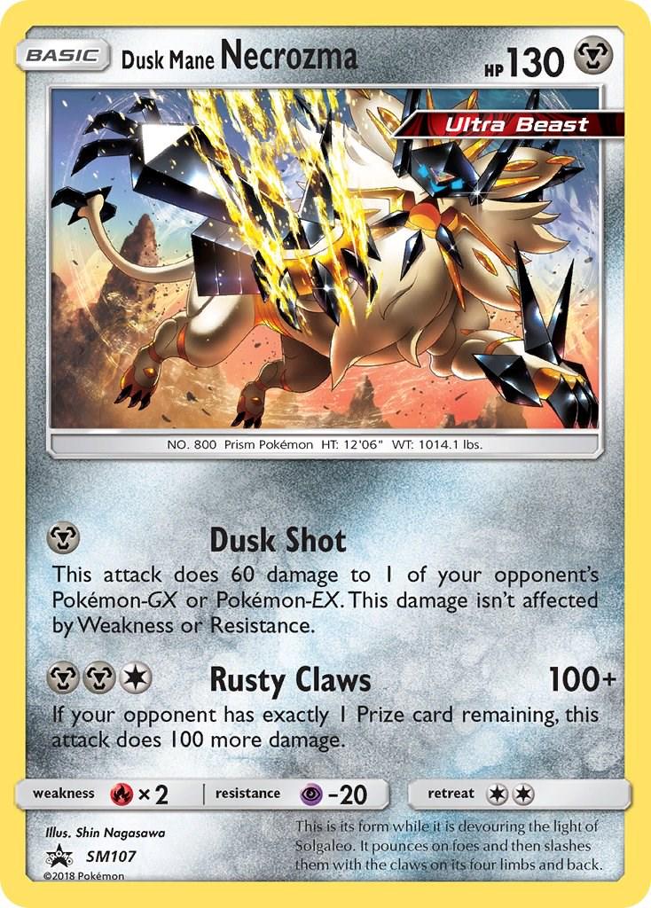 Dusk Mane Necrozma #SM107 Pokemon Promo