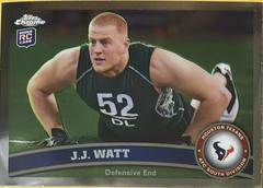J.J. Watt #104 Football Cards 2011 Topps Chrome Prices