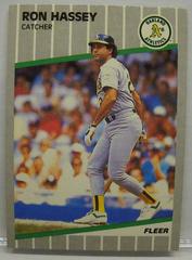 Ron Hassey #9 Baseball Cards 1989 Fleer Prices