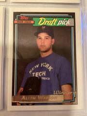 Allen Watson [Winner] #654 Baseball Cards 1992 Topps Gold Prices