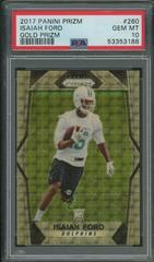 Isaiah Ford [Gold Prizm] #260 Football Cards 2017 Panini Prizm Prices