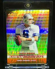 Tony Romo [Gold Refractor] #FM-TR Football Cards 2008 Topps Finest Moments Prices