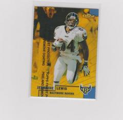 Jermaine Lewis [Gold Refractor] Football Cards 1999 Topps Finest Prices