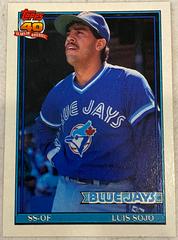 Luis Sojo #26 Baseball Cards 1991 Topps Prices