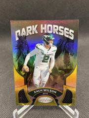 Zach Wilson [Gold] Football Cards 2022 Panini Certified Dark Horses Prices