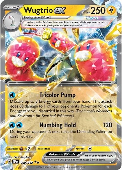 Wugtrio ex #60 Pokemon Temporal Forces