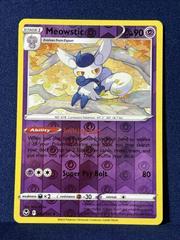 Meowstic [Reverse Holo] #82 Pokemon Silver Tempest Prices