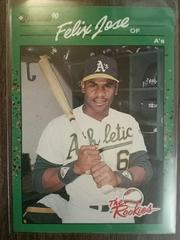 Felix Jose Baseball Cards 1990 Panini Donruss Rookies Prices